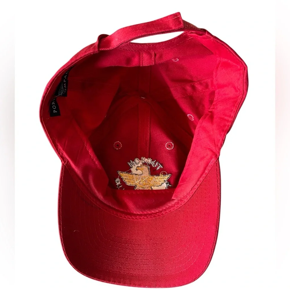 Vintage Pot & Company Tucson Trap & Skeet Red Baseball Hat Embroidered